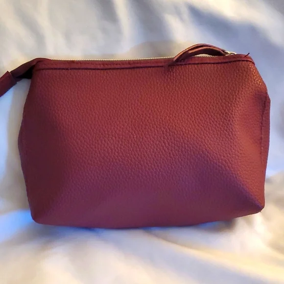Burgundy Cosmetic Bag - Picture 3 of 6